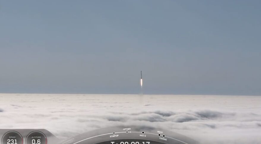 SpaceX第10次starlink发射图赏