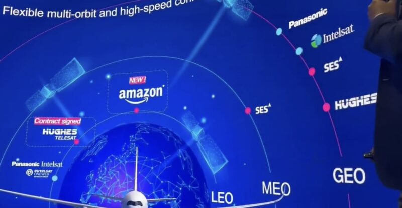 Airbus HBCplus增加 Amazon，确认 Hughes服务，删除 Viasat GX